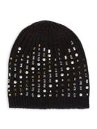 Lord & Taylor Bedazzled Beanie