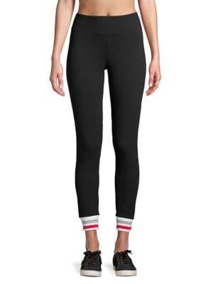 Marc New York Performance Striped Hem Leggings