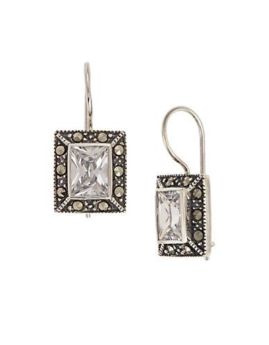 Lord & Taylor Square Stone Earrings