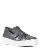 Donald J Pliner Celest Leather Slip-on Sneakers