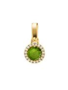Michael Kors Sterling Silver, Crystal & Quartz Disk Charm