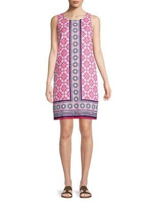 Tommy Bahama Tropical Terrazza Linen Shift Dress