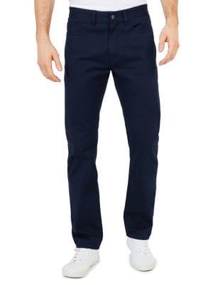 Nautica Straight-fit Stretch-cotton Pants