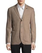 Michael Kors Wool-blend Flannel Blazer