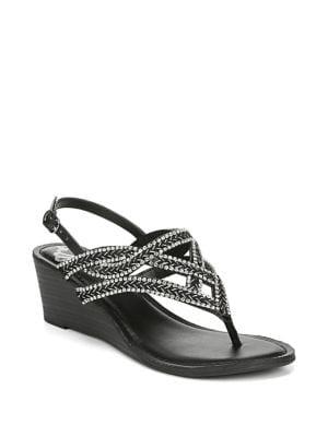 Fergalicious Crush 2 Faux Leather Wedge Sandals