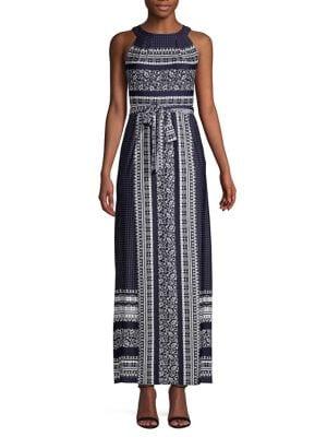 Gabby Skye Printed Maxi Dress