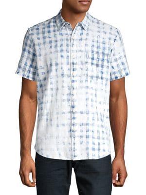 Lucky Brand Short-sleeve Button Down Shirt