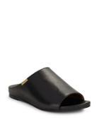 Calvin Klein Palla Leather Slide Sandals