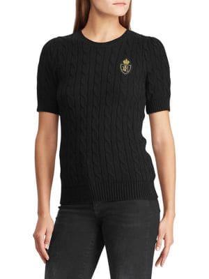 Lauren Ralph Lauren Petite Cable-knit Cotton Sweater