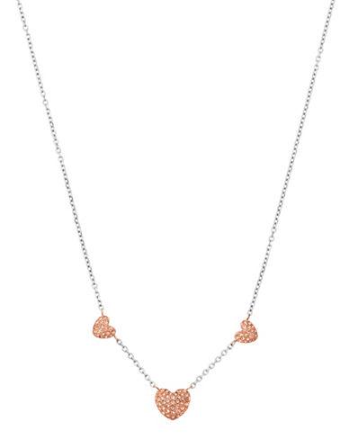 Michael Kors Cubic Zirconia & Crystal Chain Necklace