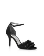 Adrianna Papell Two-piece Ruffled Sandals