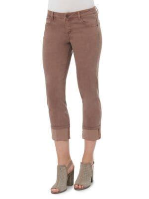 Democracy Folded-cuff Jeans
