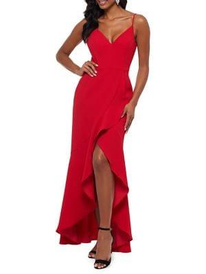 Xscape Ruffled Gown Dress