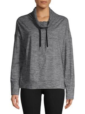 Calvin Klein Performance Cowl Neck Drawstring Sweatshirt