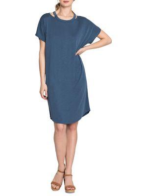 Nic+zoe Open Road Cutout-neckline Slouchy Dress