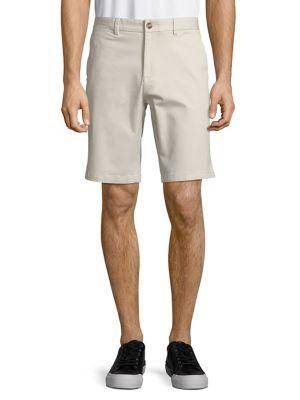 Black Brown Classic Buttoned Shorts