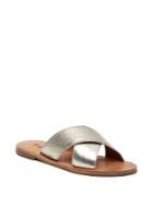 Frye Ally Crisscross Leather Slides
