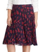 Lauren Ralph Lauren Plus Colyn Floral Midi Skirt