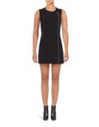 Calvin Klein Asymmetrical-zip Sheath Dress