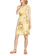 Brooks Brothers Red Fleece Floral A-line Dress
