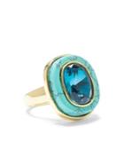 Vince Camuto Blue Ombre Crystal Statement Ring