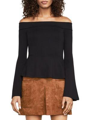 Bcbgmaxazria Tia Off-the-shoulder Top
