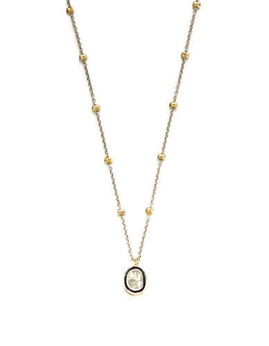 Chan Luu Sterling Silver Diamond Pendant Necklace