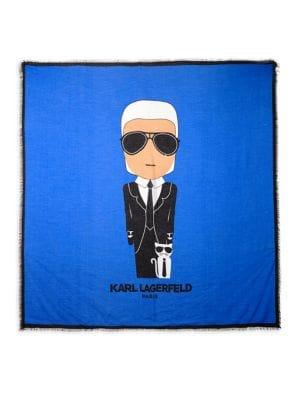 Karl Lagerfeld Paris Graphic Suit Scarf