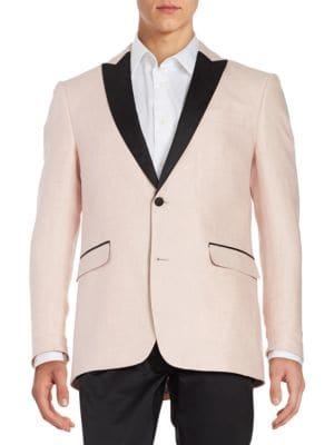 Tallia Orange Two-button Tuxedo Jacket