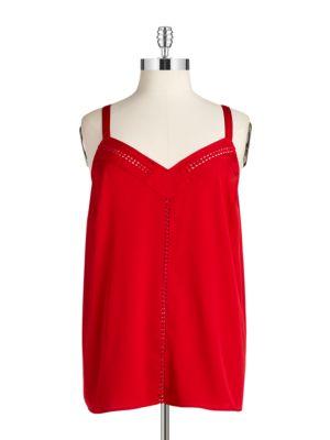 Jessica Simpson Plus Olivia Eyelet Tank