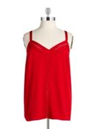 Jessica Simpson Plus Olivia Eyelet Tank