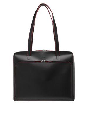 Lodis Audrey Under Lock And Key Top Zip Leather Tote