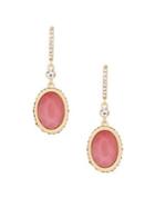 Vince Camuto Pave Trapped Crystal Drop Earrings