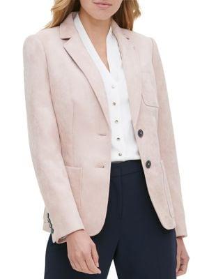 Tommy Hilfiger Faux-suede Button Jacket