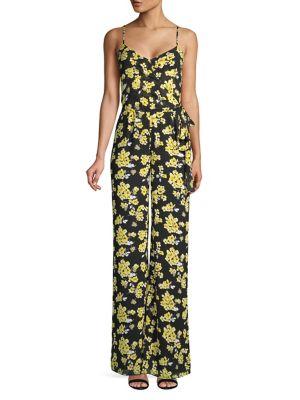 Michael Michael Kors Floral Wide-leg Jumpsuit