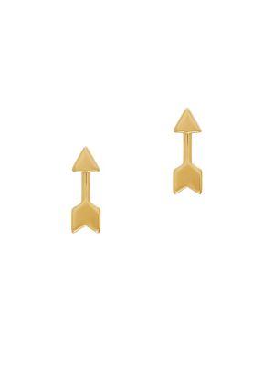 Lord & Taylor 14k Yellow Gold Arrow Stud Earrings
