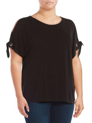 Calvin Klein Plus Classic Self-tie Tee