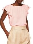Mango Anise Flutter-sleeve Blouse