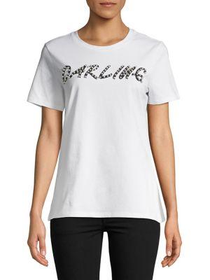 Imnyc Isaac Mizrahi Faux-pearl Crewneck Tee