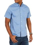 Nautica Compass Plaid Short-sleeve Shirt