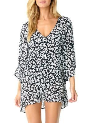 Anne Cole Floral-print Coverup