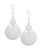 French Connection Disc Double Drop Earrings