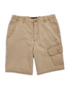 Black Brown Cargo Shorts