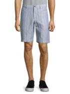 Tommy Bahama Marina Stripe Flat Front Shorts