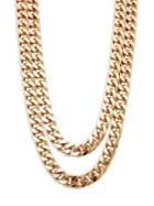Design Lab Goldtone Layered Chain Necklace