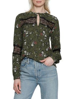 Walter Baker Erin Floral Long-sleeve Top