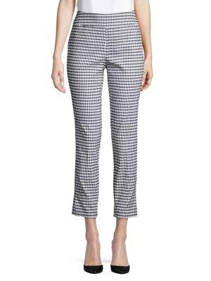 Context Bengaline Checkered Cropped Pants