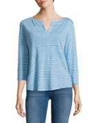 Tommy Bahama Striped Linen Top