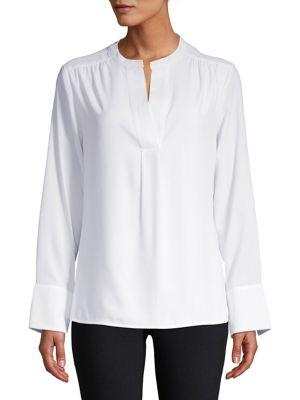 Calvin Klein Woven Long-sleeve Top
