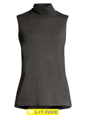 Lord & Taylor Sleeveless Turtleneck